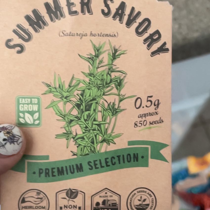 Photo of the plant species Summer savory by @BusyMostii70 named Khaleesi on Greg, the plant care app