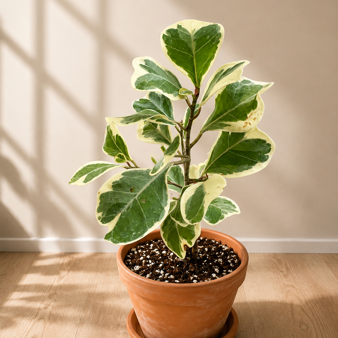 Photo of the plant species Ficus Triangularis by @Mommaplouff named Chloe on Greg, the plant care app