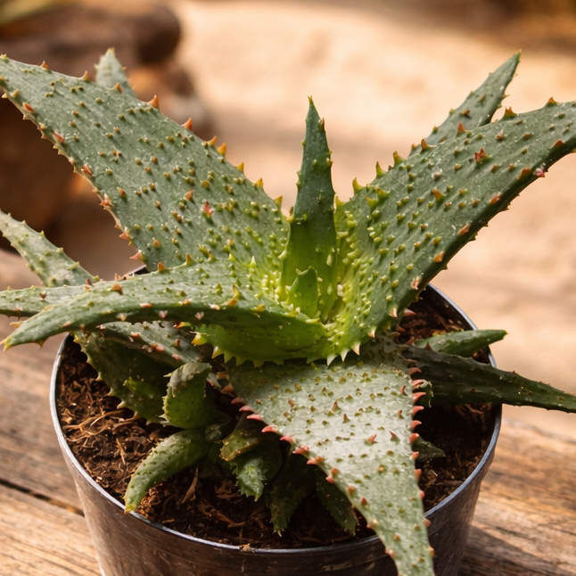 Photo of the plant species Aloe castilloniae 'Blue’ by @stephonicle named Aloe Castilloniae 'Blue' on Greg, the plant care app