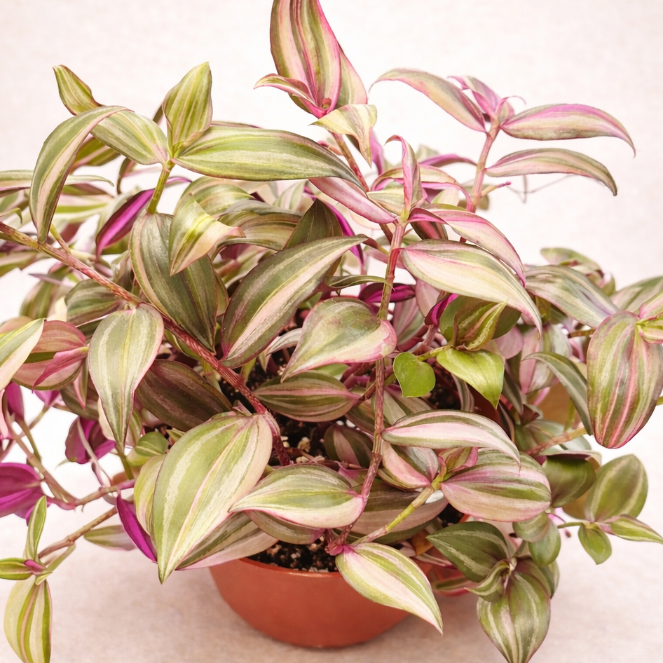 Tradescantia zebrina 'Multicolor Discolor'