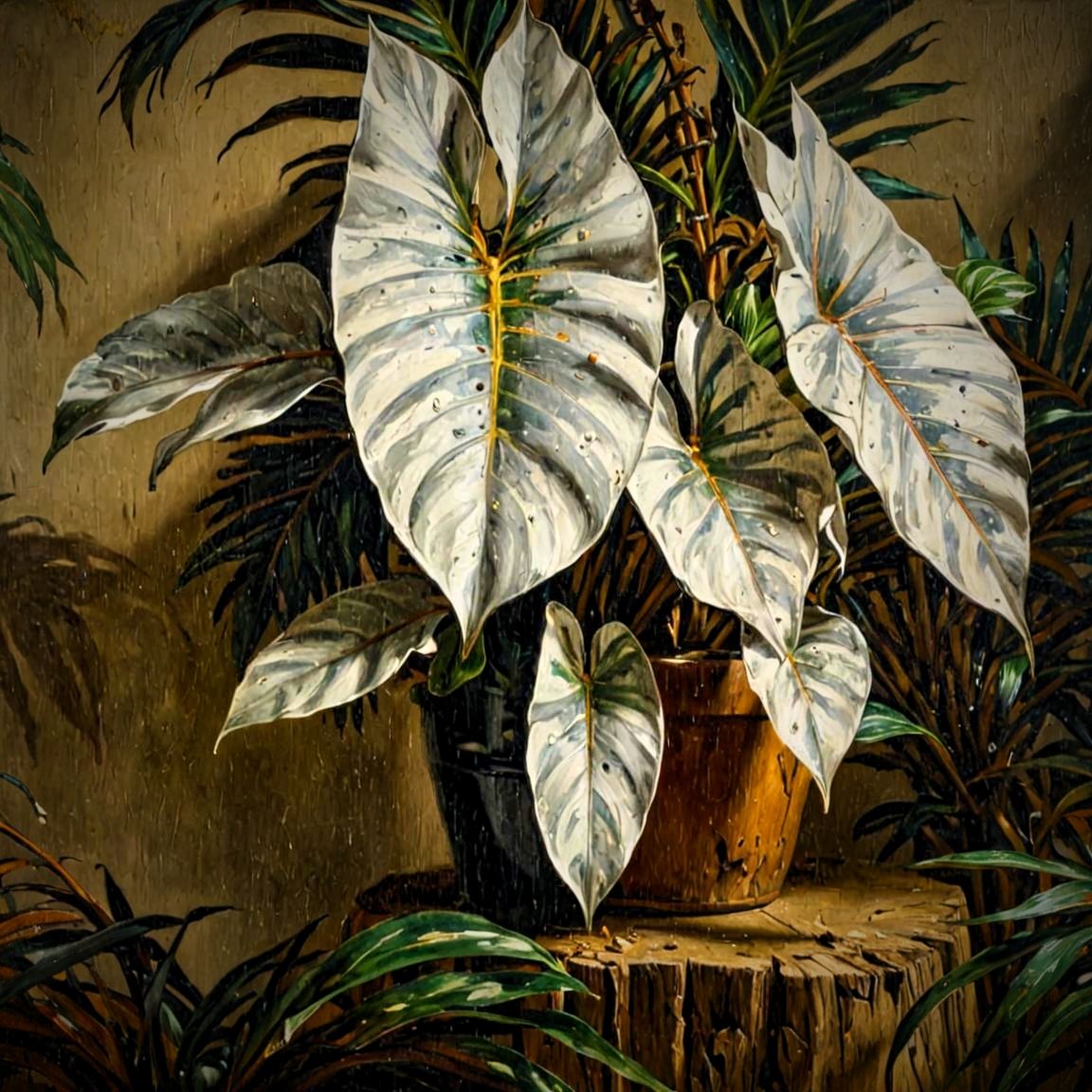 Photo of the plant species Alocasia Corazon by @JenobiBLU named Cartiér on Greg, the plant care app