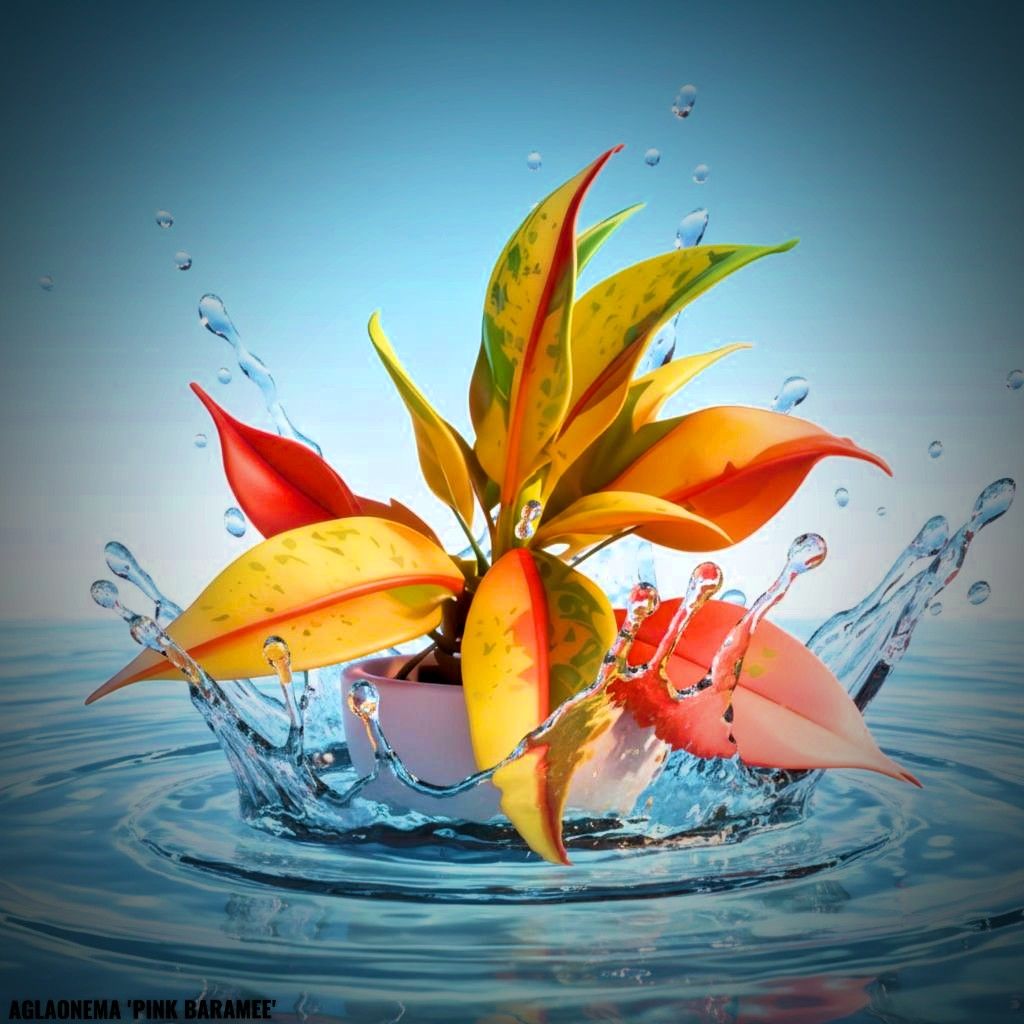 Photo of the plant species Aglaonema 'Pink Baramee' by @JenobiBLU named Amadeus on Greg, the plant care app