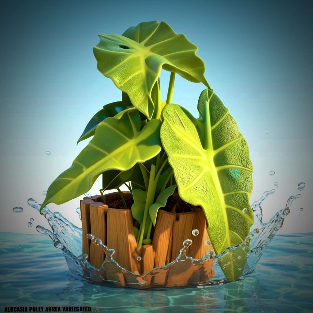 Photo of the plant species Variegated Alocasia Amazonica by @JenobiBLU named Omertá on Greg, the plant care app