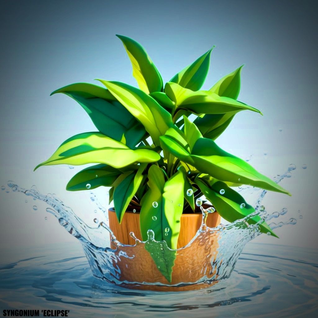 Photo of the plant species Syngonium Eclipse by @JenobiBLU named Apollo on Greg, the plant care app