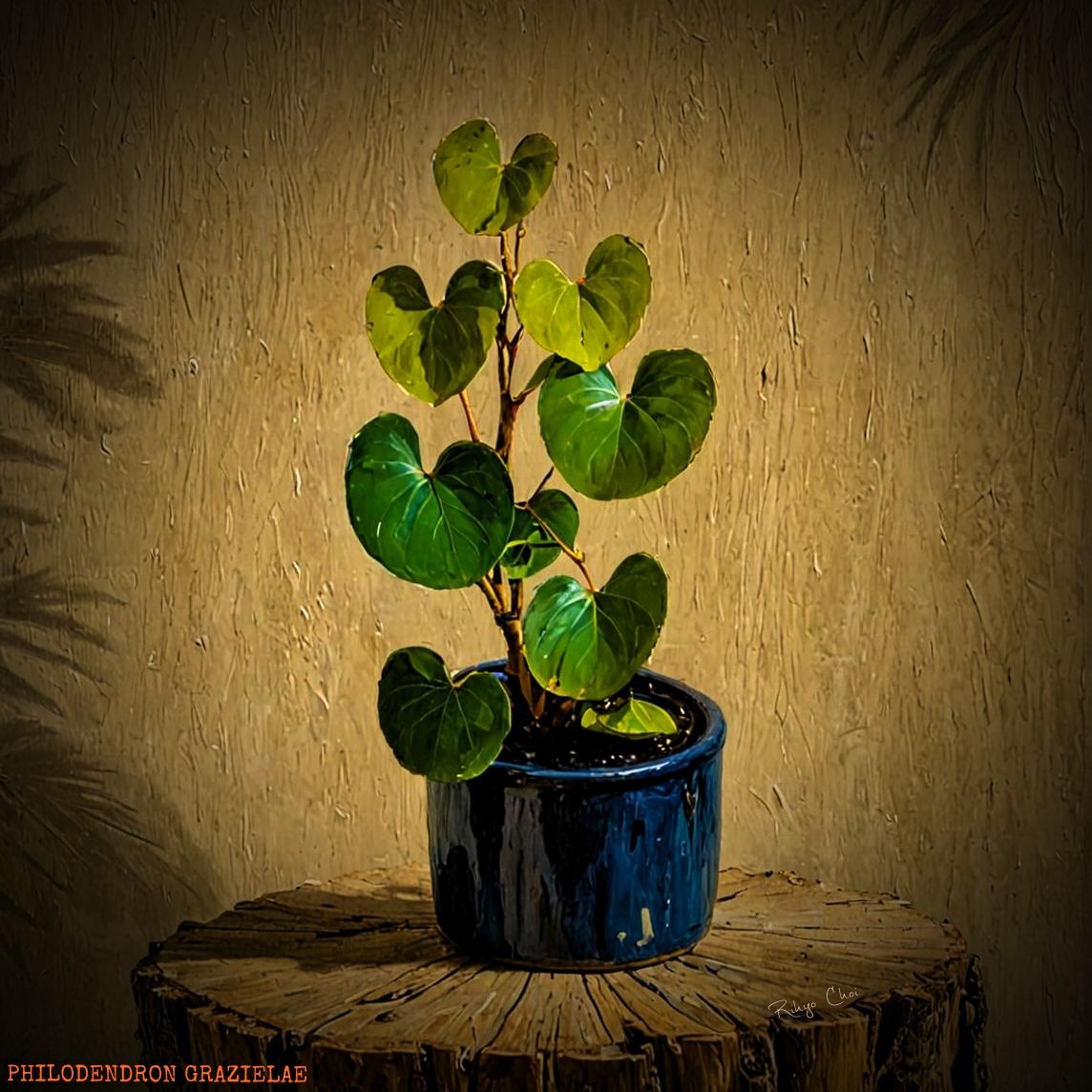 Photo of the plant species Philodendron grazielae by @JenobiBLU named Granadine on Greg, the plant care app