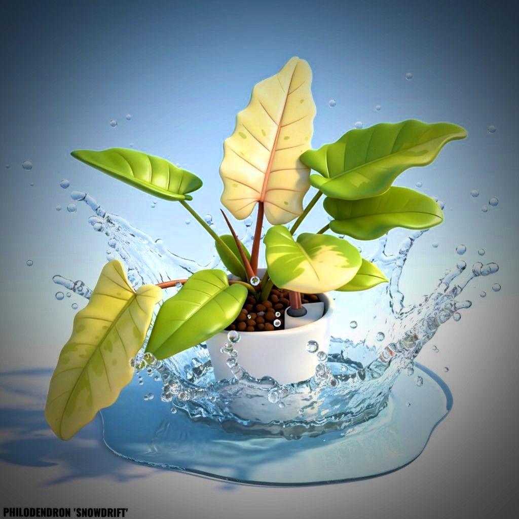 Photo of the plant species Philodendron 'Snow Drift' by @JenobiBLU named Flurrie on Greg, the plant care app