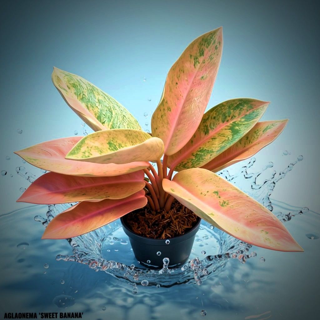 Photo of the plant species Aglaonema ovatum by @JenobiBLU named Saja ['Sweet Banana'] on Greg, the plant care app