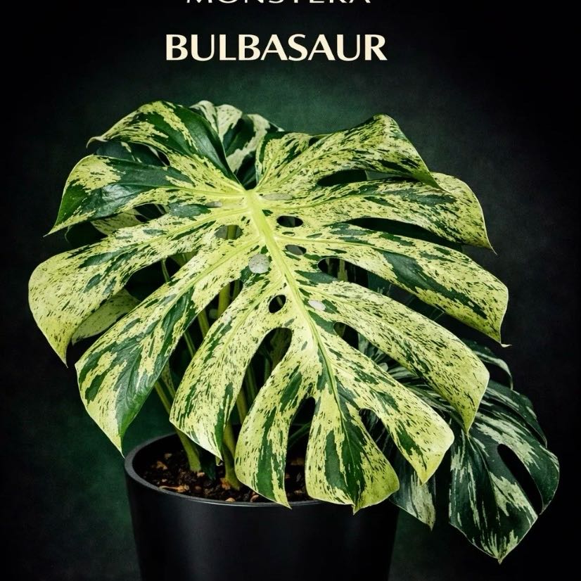 Photo of the plant species Monstera deliciosa 'Bulbosaur' by @Idplantthat named Morgan Treeman on Greg, the plant care app